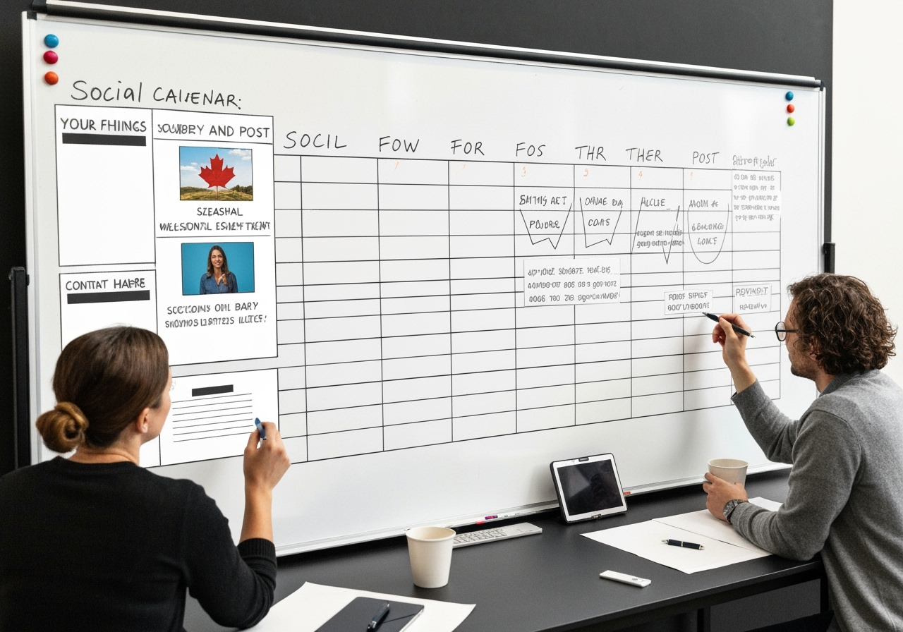 Content calendar planning for seasonal campaigns