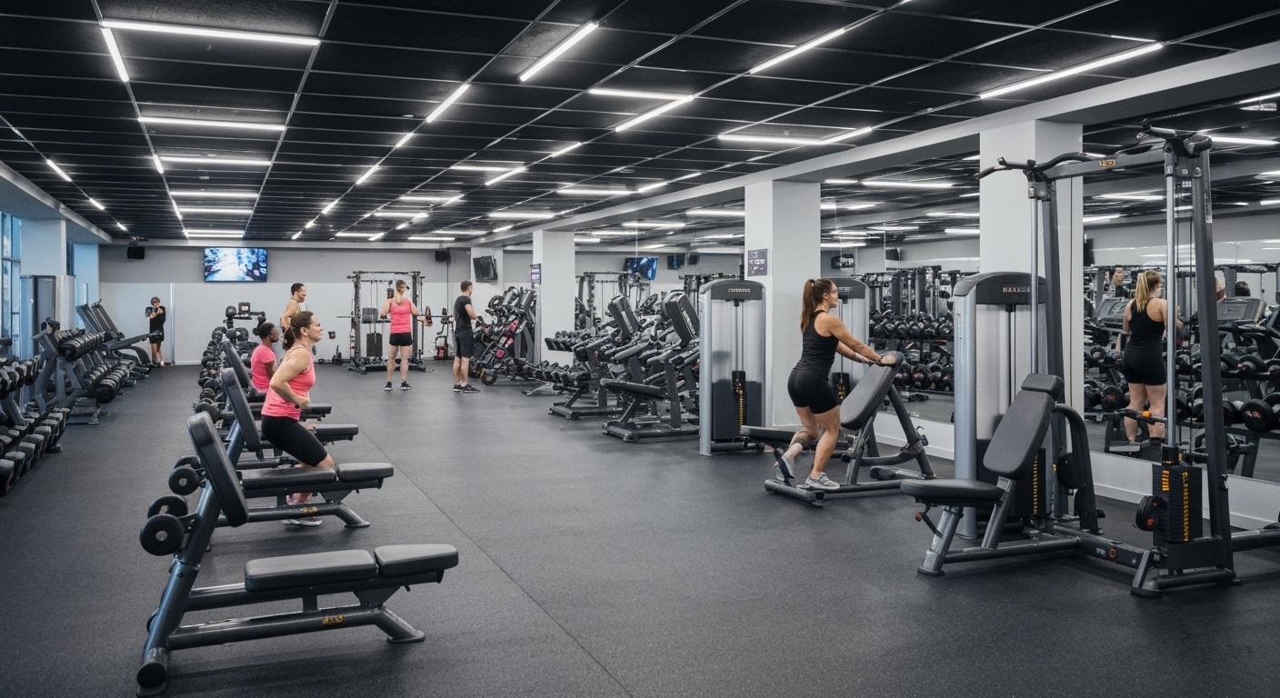 Fitness center membership growth campaign showing gym marketing success